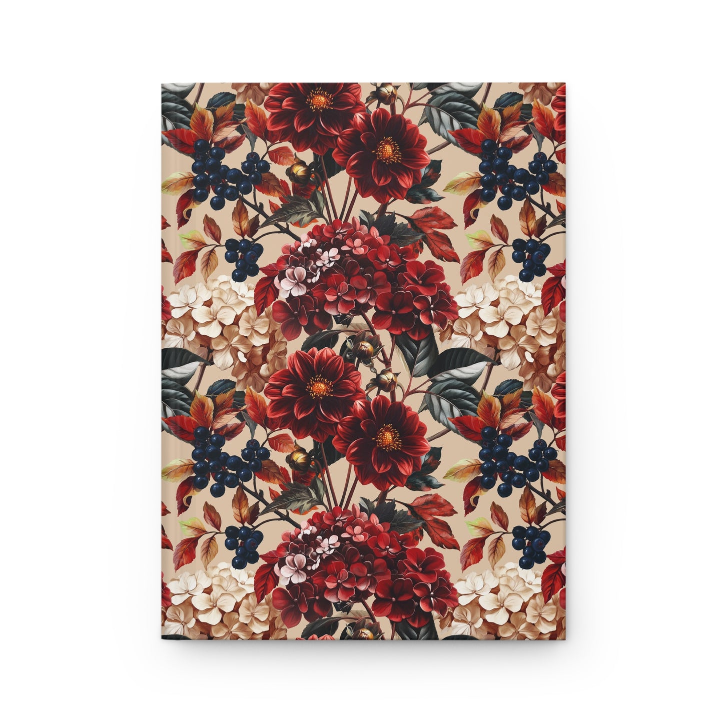 Velvet Flower Blooms  | Hardcover Journal - Durable Quality Notebook