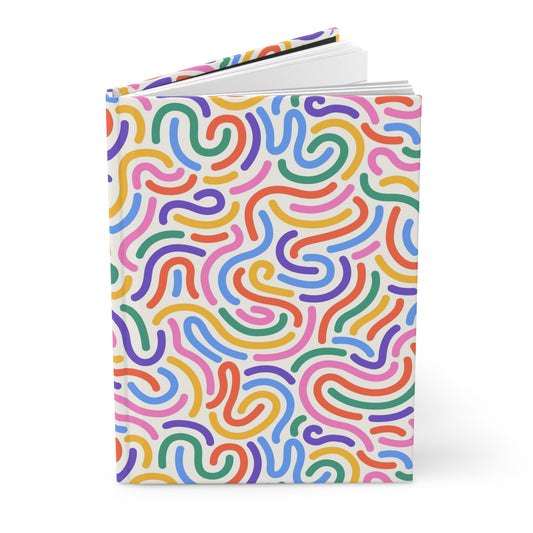 Rainbow Sprinkles or Noodles?  | Hardcover Journal - Durable Quality Notebook