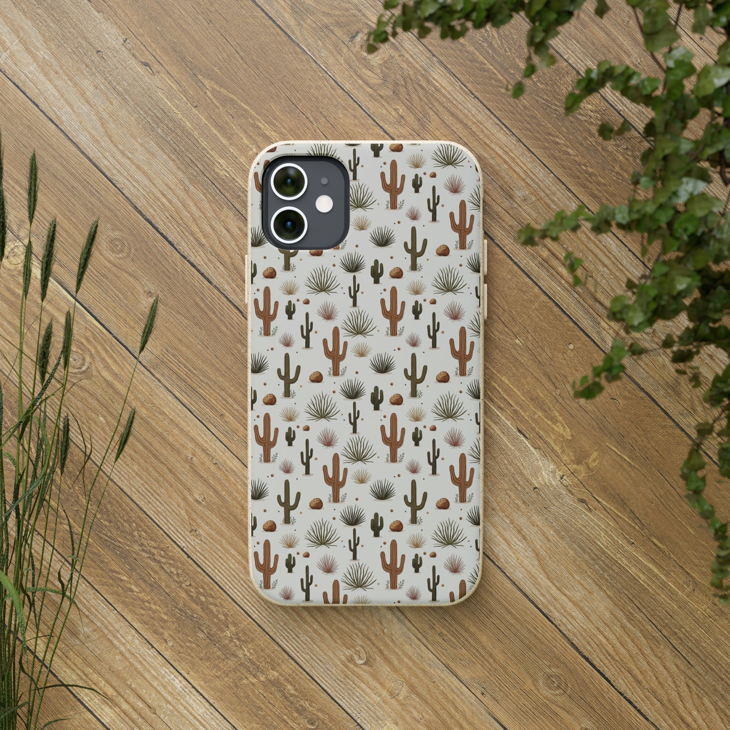 Desert Cactus Pattern | Premium | Biodegradable Cases