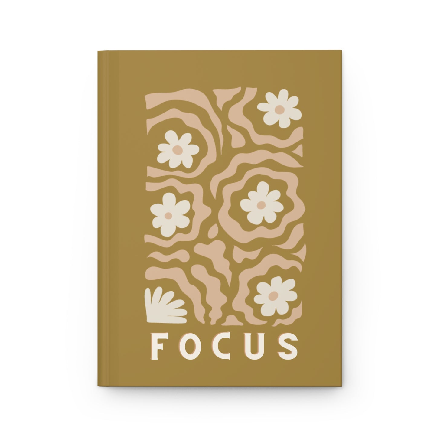 Focus Collection - Vintage Floral Stamp | Premium | Hardcover Journal Matte