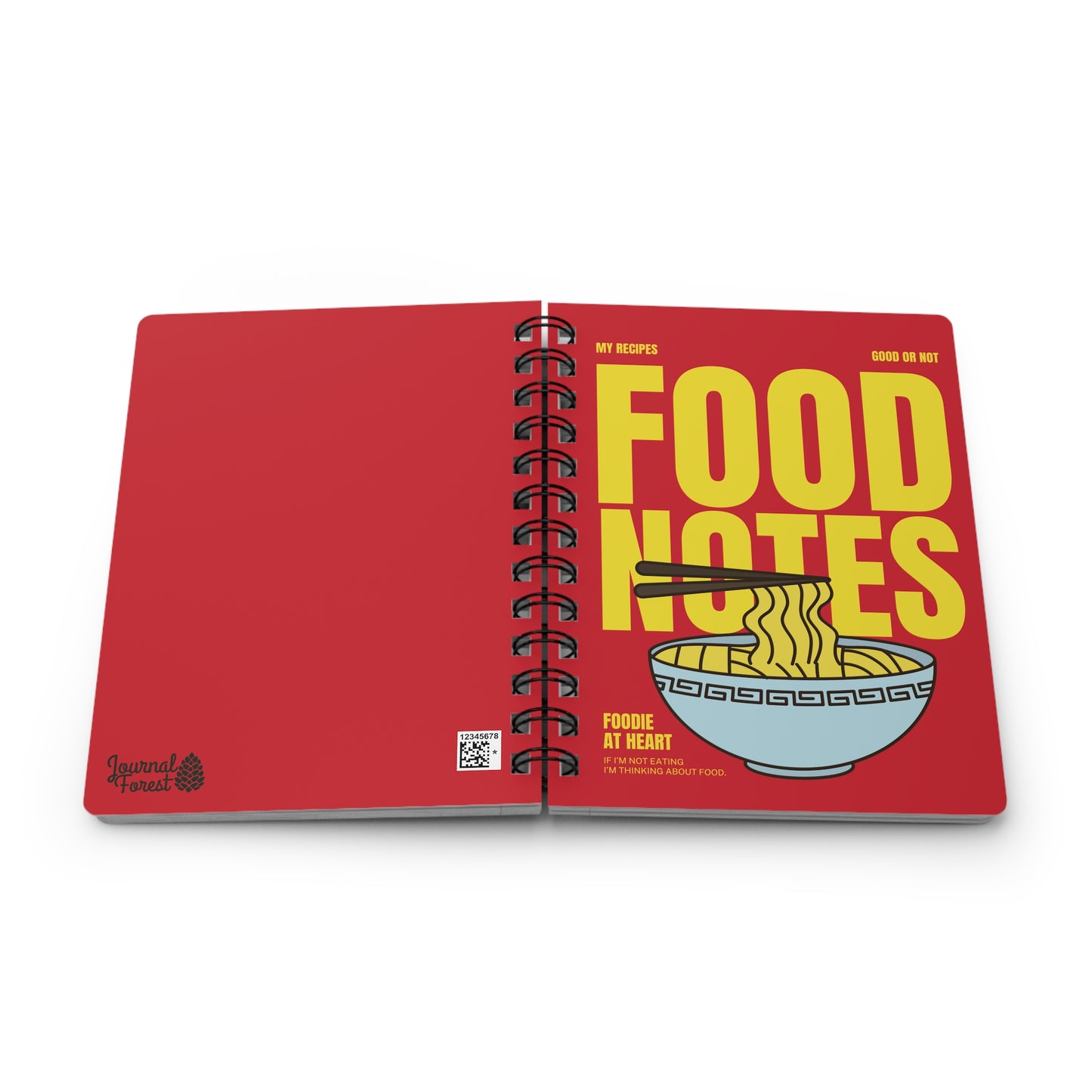 Good or Not: A Journal for Recipes| Spiral Bound Journal | Made In The USA