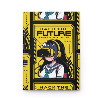 Anime Dreams: Kawaii Hacker Girl | Premium | Hardcover Journal Matte