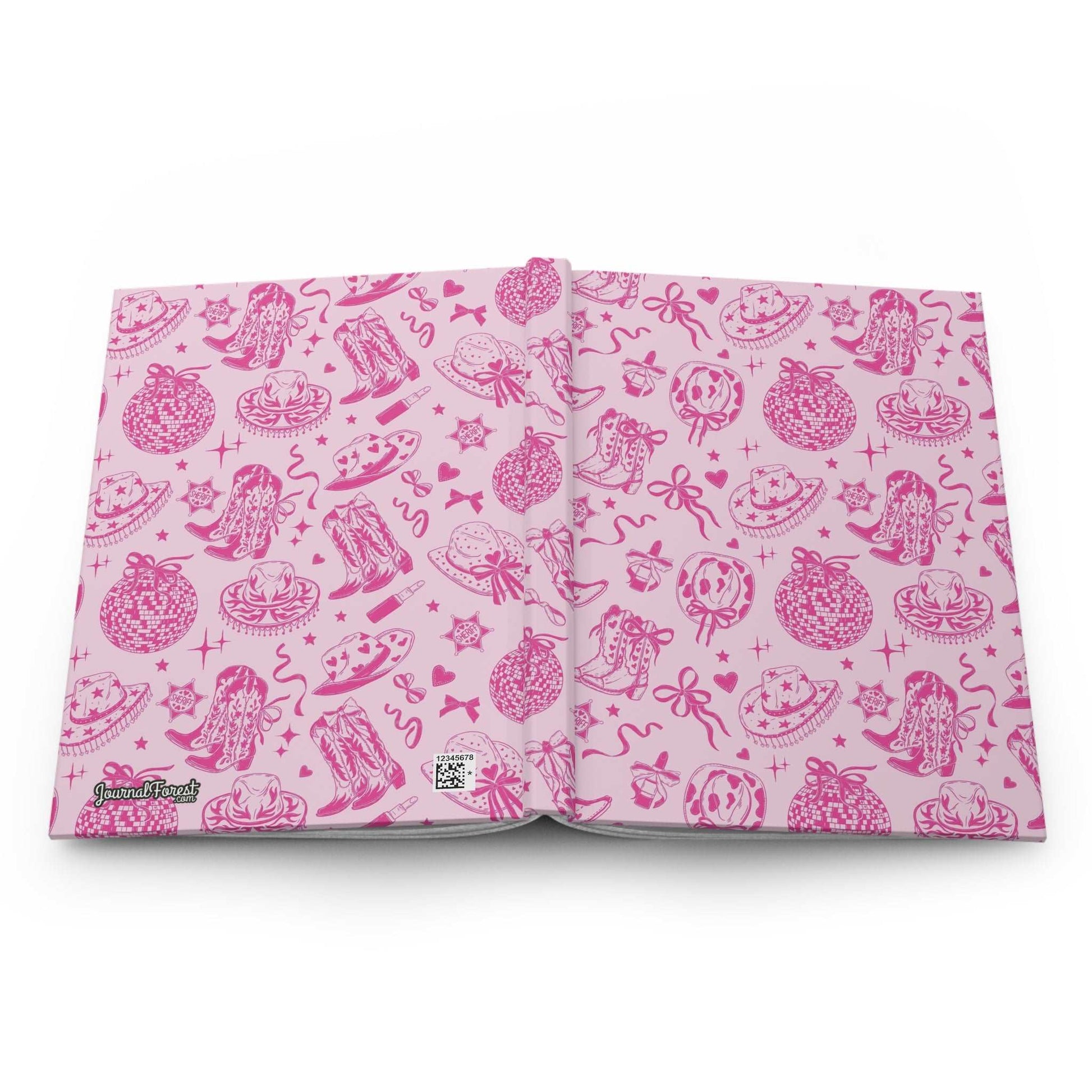 Pink Cowgirl Chic | Hardcover Journal - Durable Quality Notebook