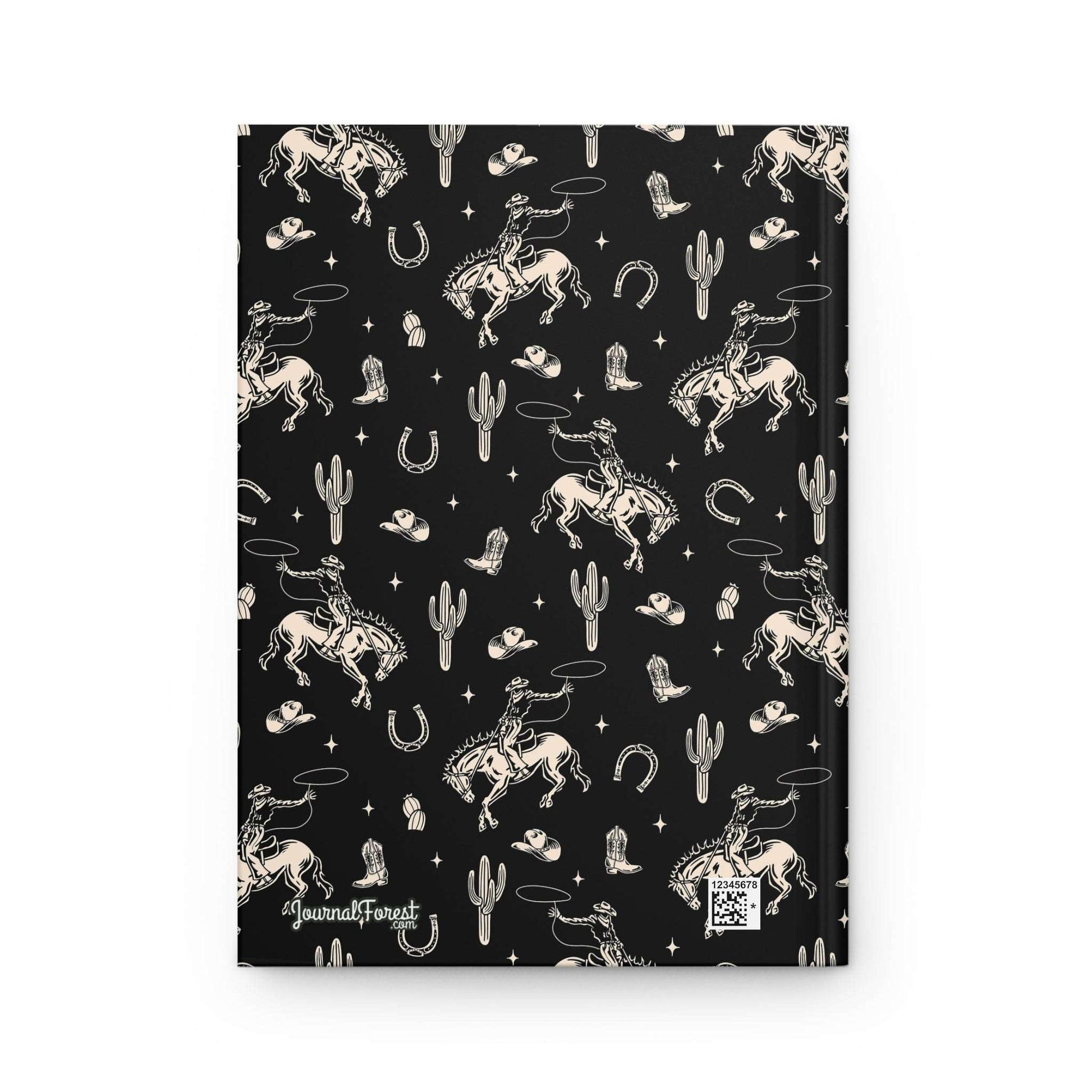 Midnight Western Cowboy | Hardcover Journal - Durable Quality Notebook