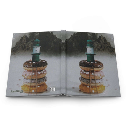 Donut Land Lighthouse | Hardcover Journal - Durable Quality Notebook