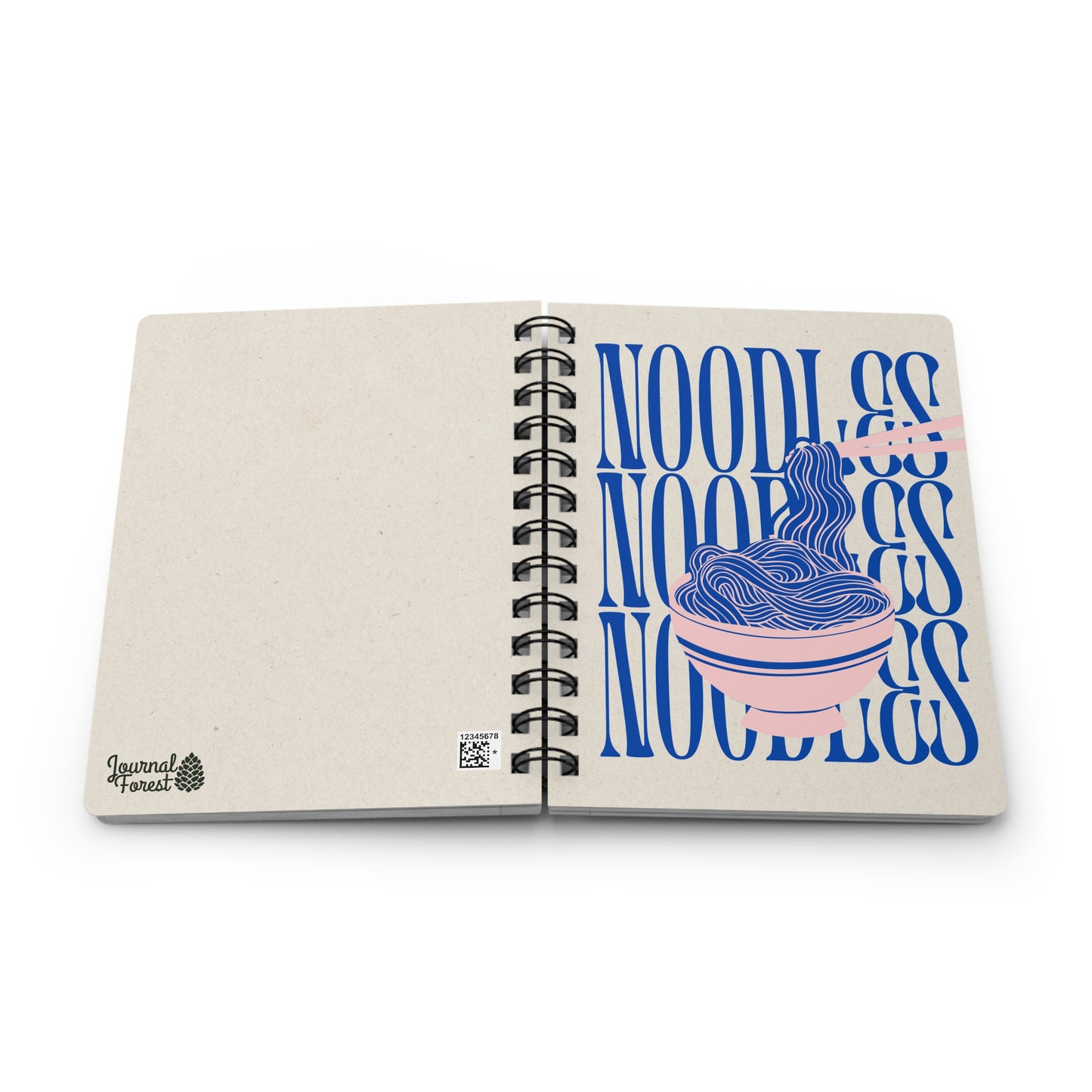 Noodles: A Journal for Recipes | Spiral Bound Journal | Made In The USA