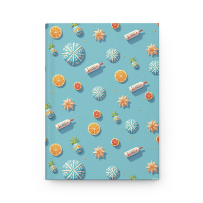 Beach Party Pattern  | Premium | Hardcover Journal Matte