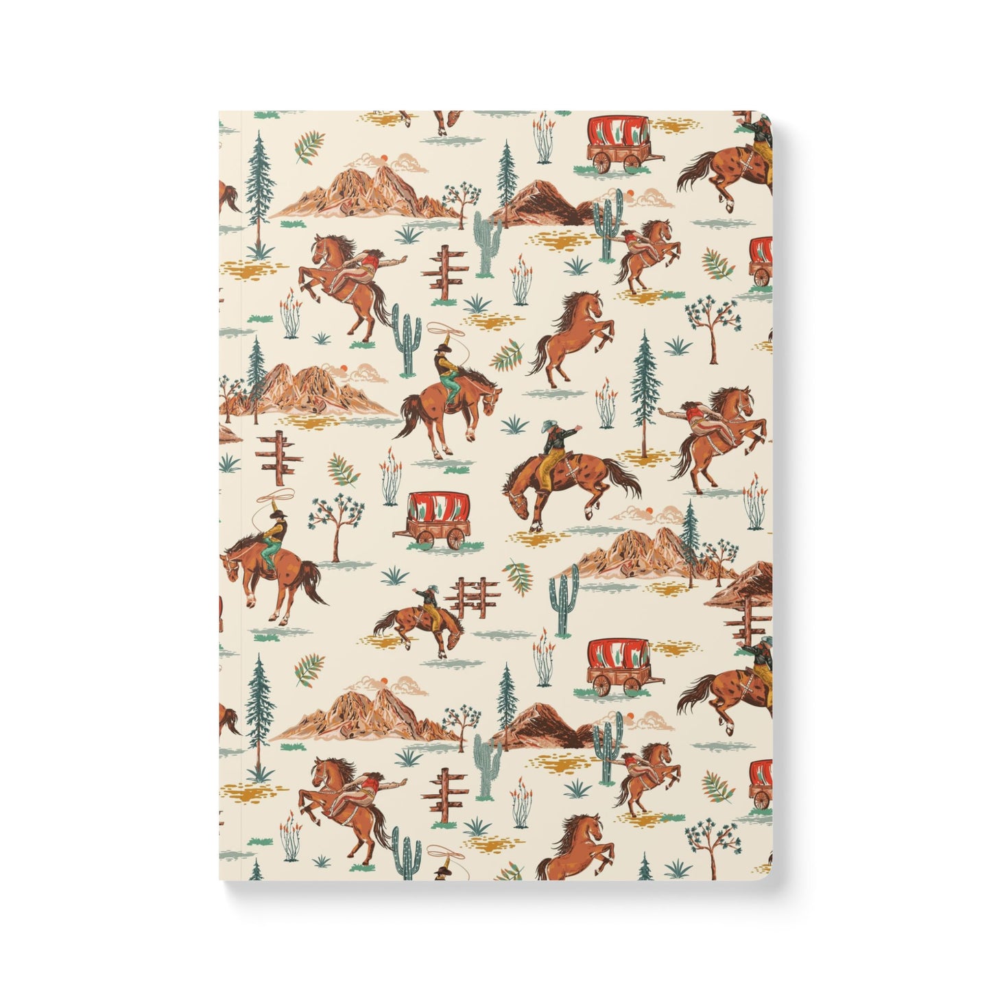 Western Frontier Cowboy | Softcover Premium Journal Notebook