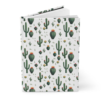 Desert Dreams - Cactus Pattern  | Premium | Hardcover Journal Matte