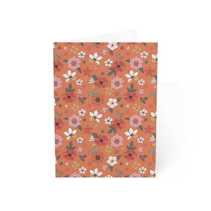 Floral Greeting Cards Set - 10pc