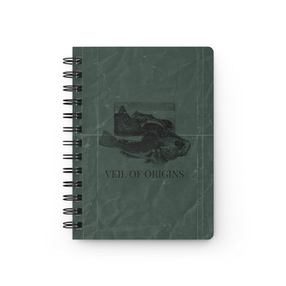 Veil of Origins - Vintage Fish | Spiral Bound Journal | Made In The USA