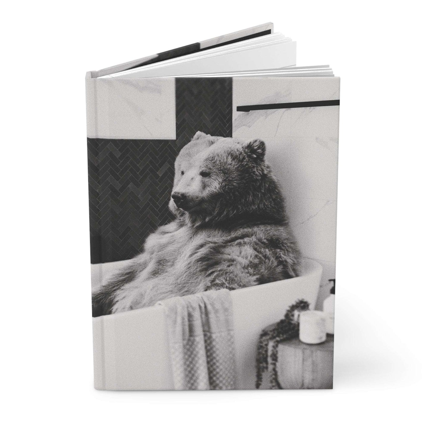 The Bear's Spa Retreat | Hardcover Journal - Durable Quality Notebook