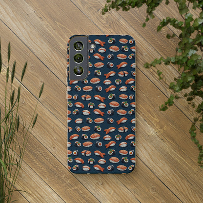 Sushi Night Pattern | Premium | Biodegradable Cases