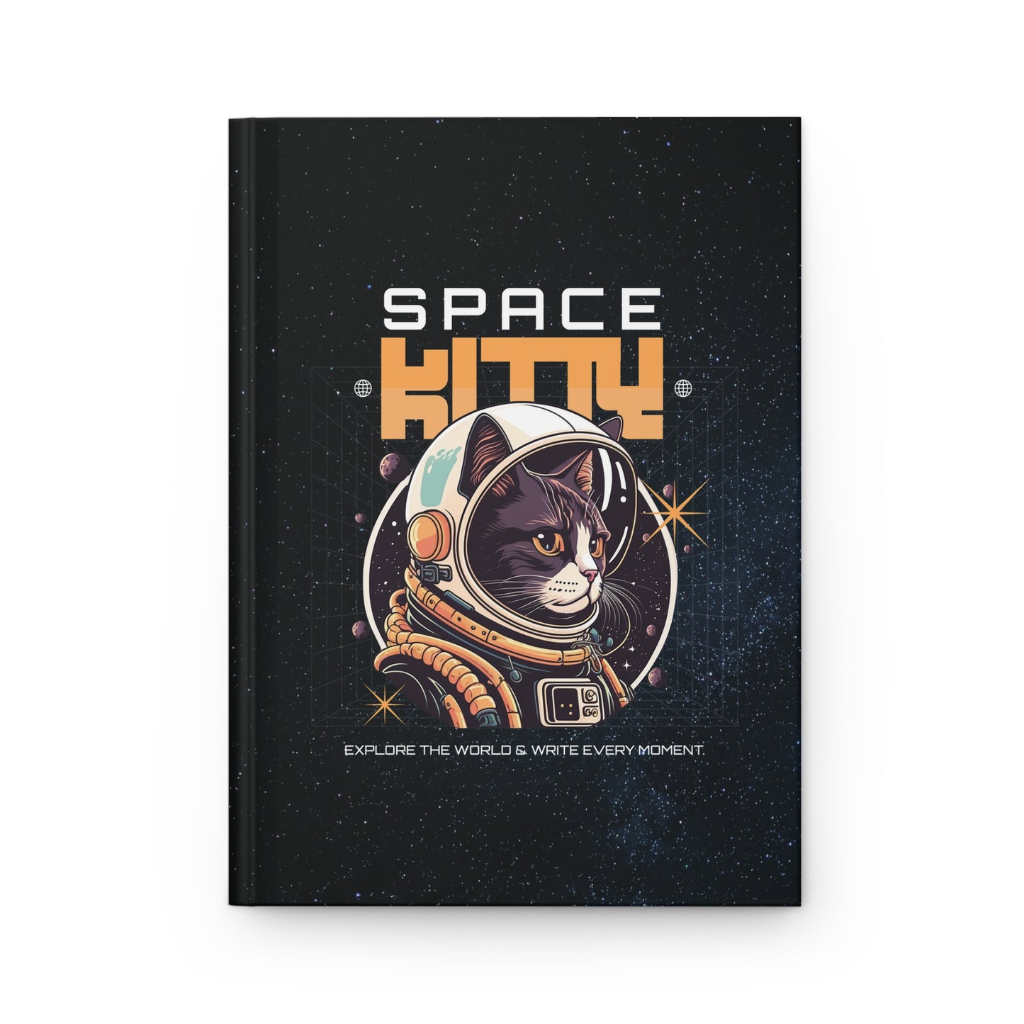 Space Kitty! | Premium | Hardcover Journal Matte