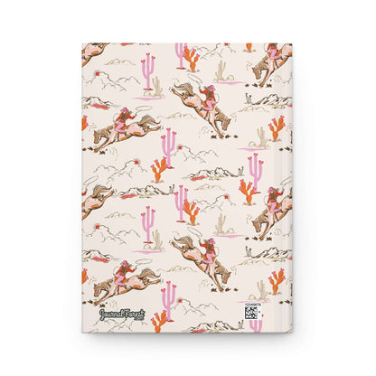 Rustic Pink Cowgirl | Hardcover Journal - Durable Quality Notebook