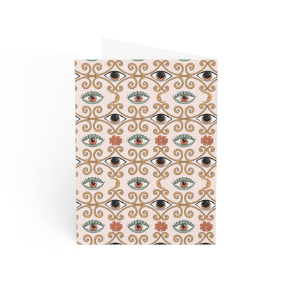 Boho-Chic All Seeing Eye Lost in New Orleans Greeting Cards Set - 10pc