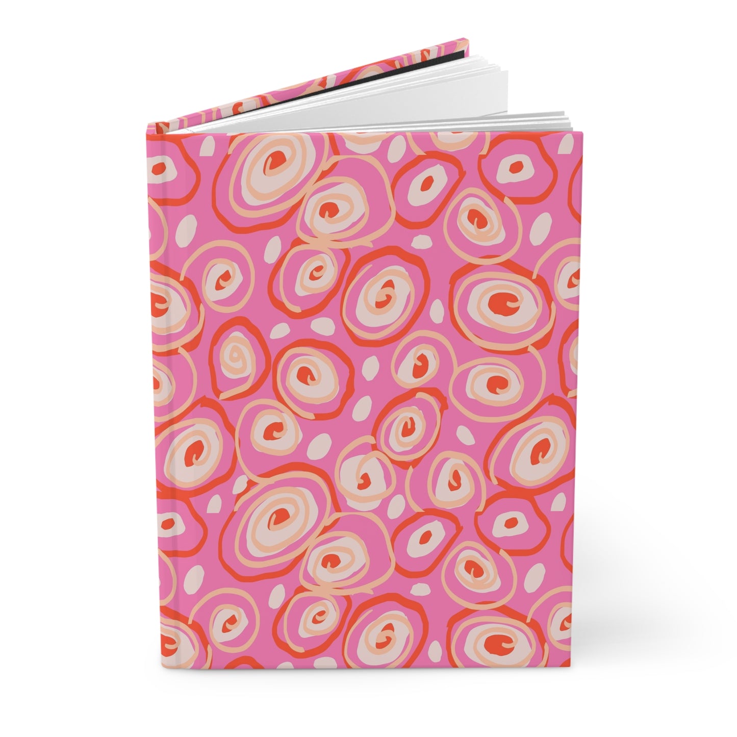 Rosy Floral Vibes  | Hardcover Journal - Durable Quality Notebook