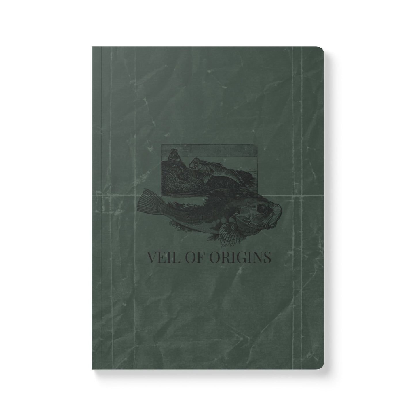 Veil of Origins - Vintage Fish | Softcover Premium Journal Notebook