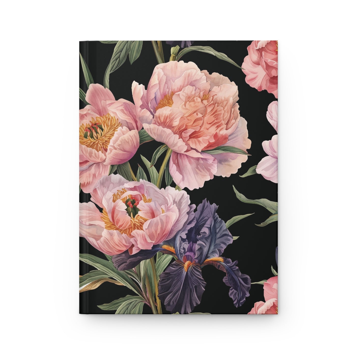 Vintage Garden Flowers  | Premium | Hardcover Journal Matte