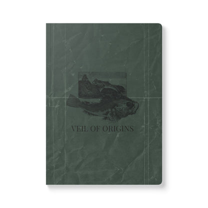 Veil of Origins - Vintage Fish | Softcover Premium Journal Notebook