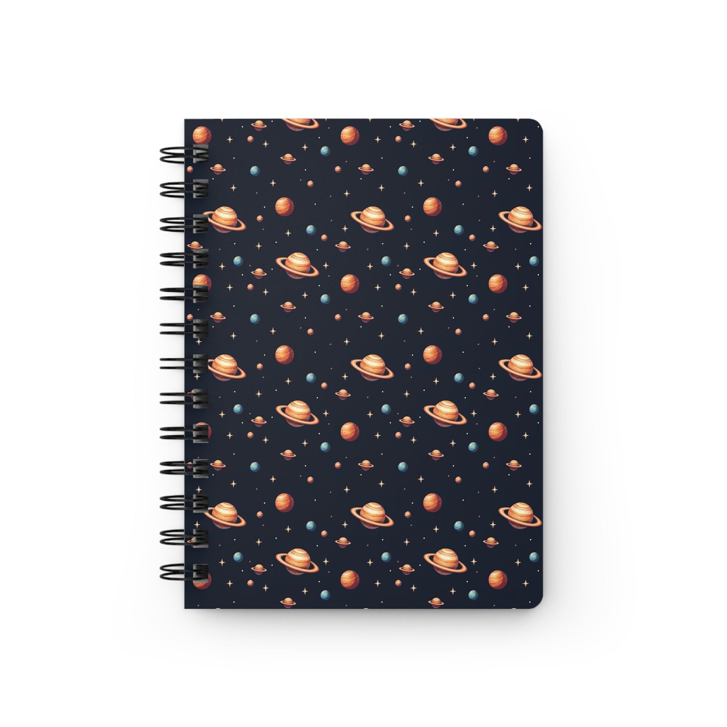 Cosmic Journeys Pattern | Spiral Bound Journal | Made In The USA