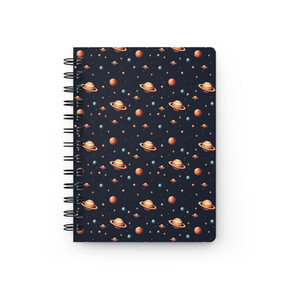 Cosmic Journeys Pattern | Spiral Bound Journal | Made In The USA