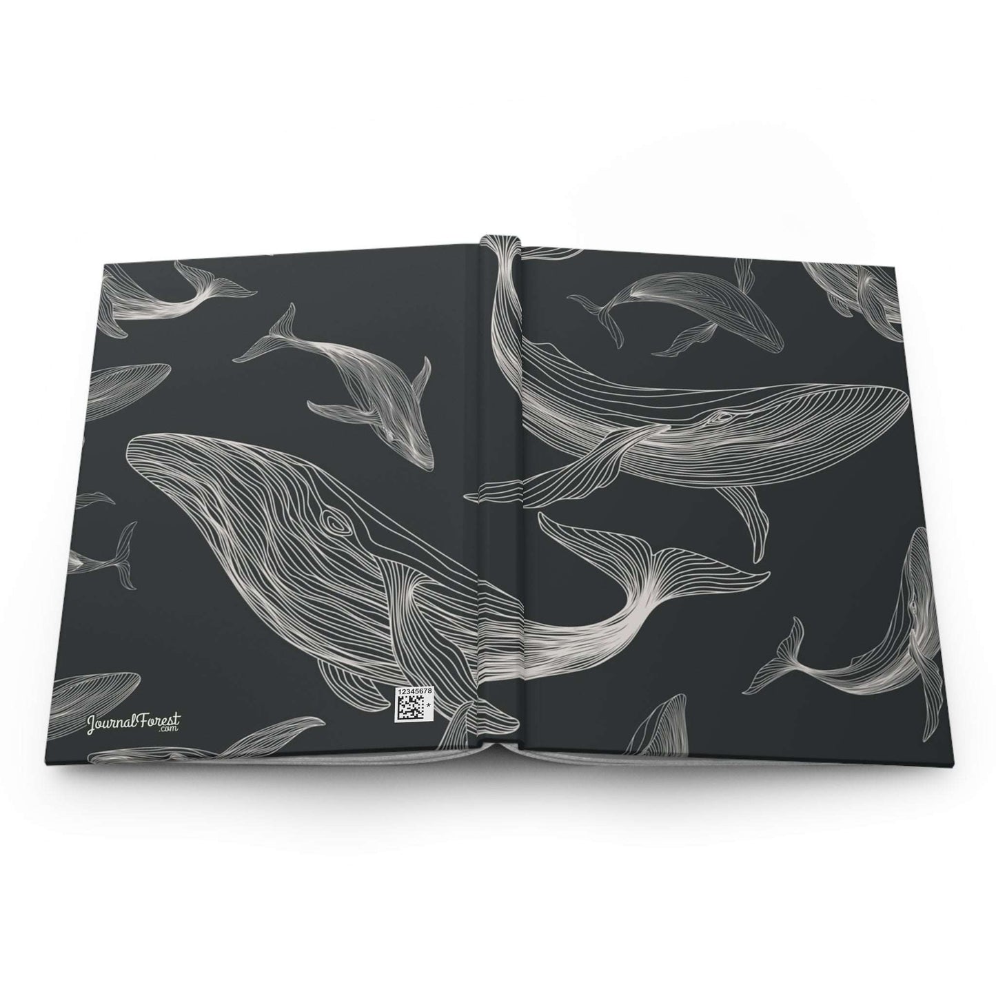 Wandering Whales | Hardcover Journal - Durable Quality Notebook