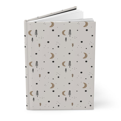 Moonlit Pines  | Hardcover Journal - Durable Quality Notebook