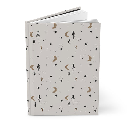 Moonlit Pines  | Hardcover Journal - Durable Quality Notebook