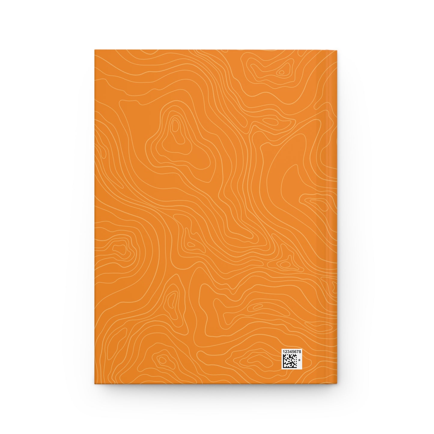 A Journal for My Adventures - Mountain Peaks Orange - Live Fully | Premium | Hardcover Journal Matte