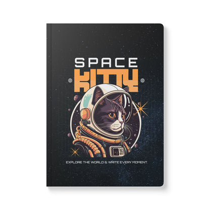 Space Kitty | Softcover Premium Journal Notebook