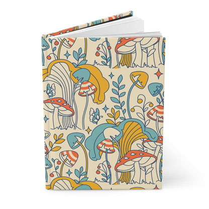 Funky Mushrooms  | Hardcover Journal - Durable Quality Notebook