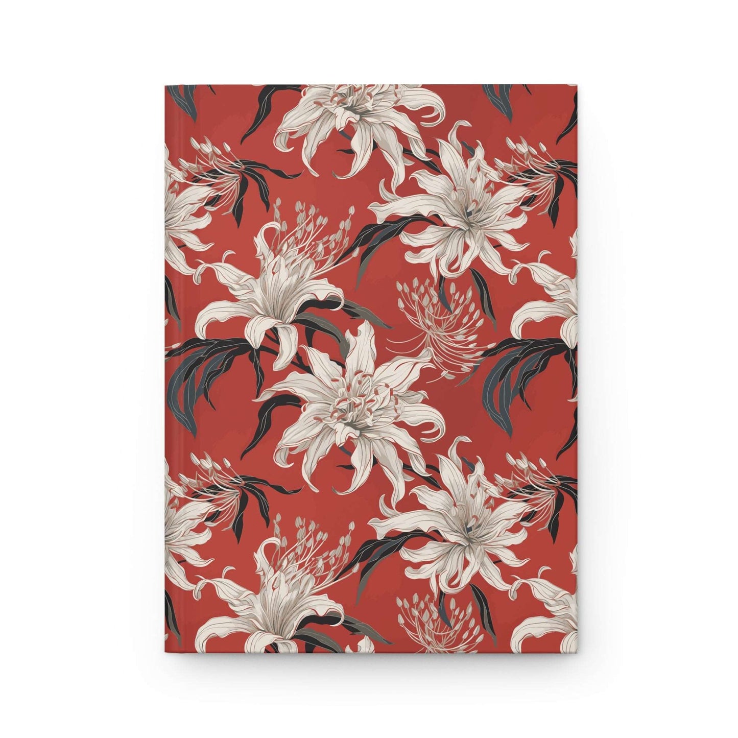 Crimson Lily  | Hardcover Journal - Durable Quality Notebook