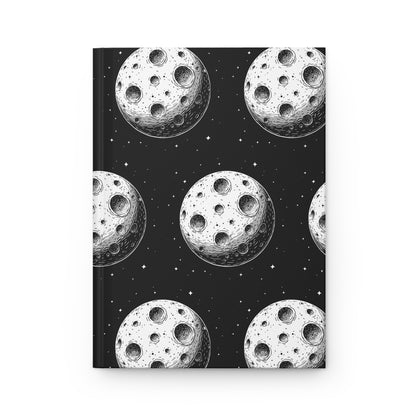 Lunar Moon Elegance  | Hardcover Journal - Durable Quality Notebook