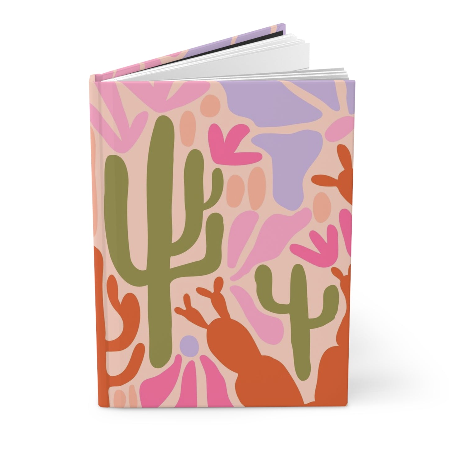 Prickly Pop Cactus Illustration  | Hardcover Journal - Durable Quality Notebook