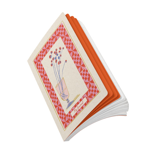 Vintage Charm: Blossoms and Borders | Softcover Premium Journal Notebook