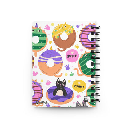 Donuts, Cats & Giggles | Spiral Bound Journal | Made In The USA