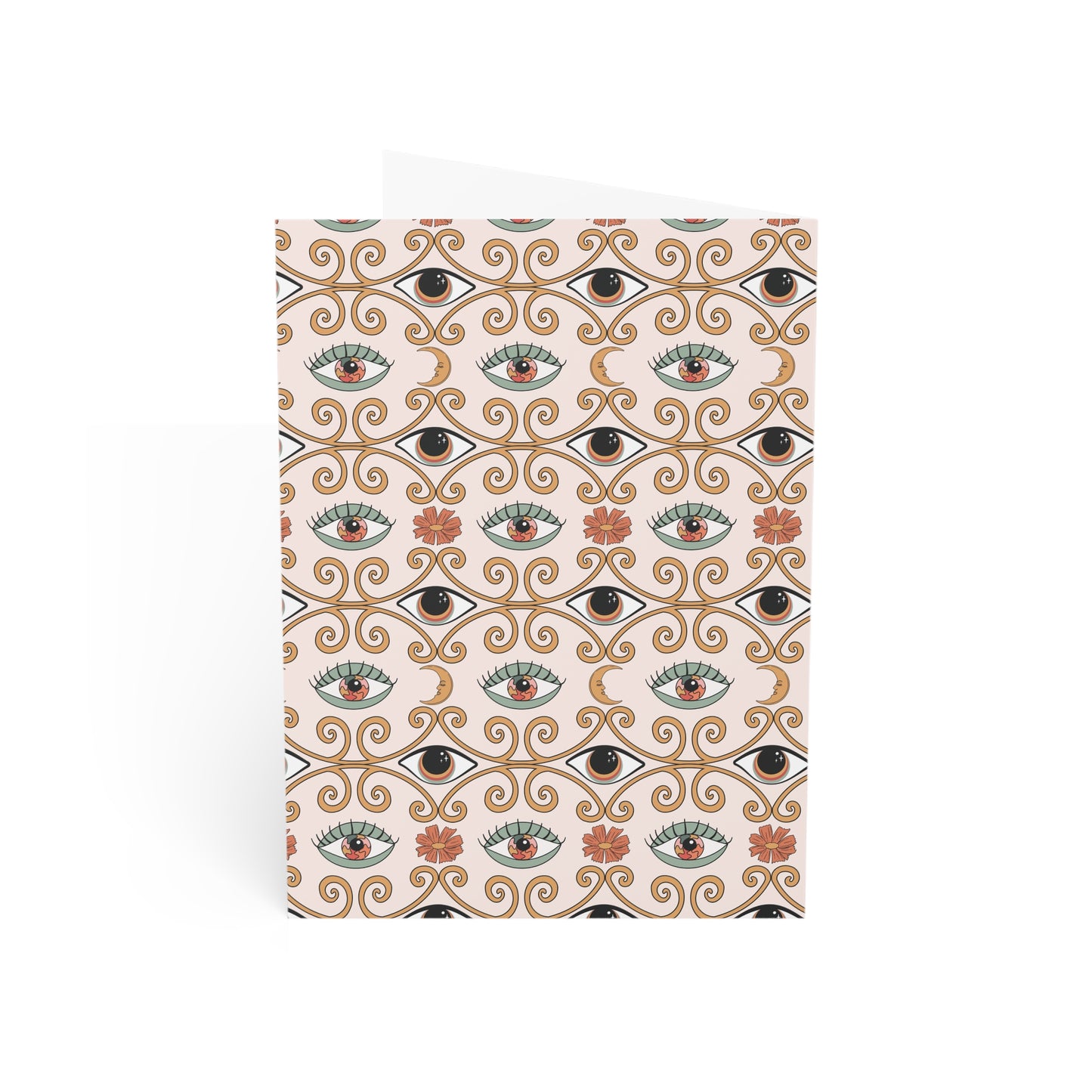 Boho-Chic All Seeing Eye Lost in New Orleans Greeting Cards Set - 10pc