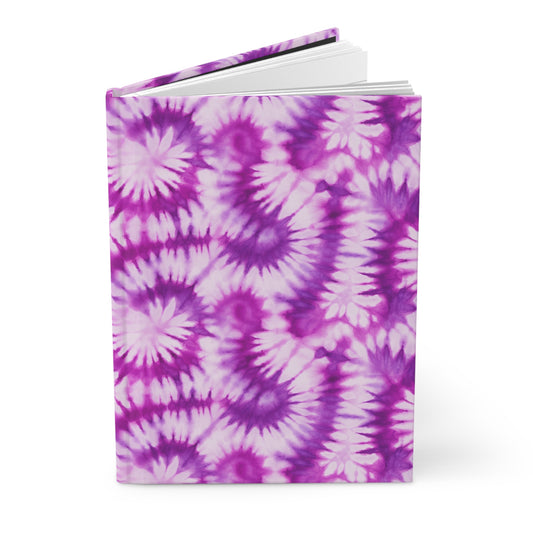 Amethyst Swirl Tie-Dye  | Hardcover Journal - Durable Quality Notebook