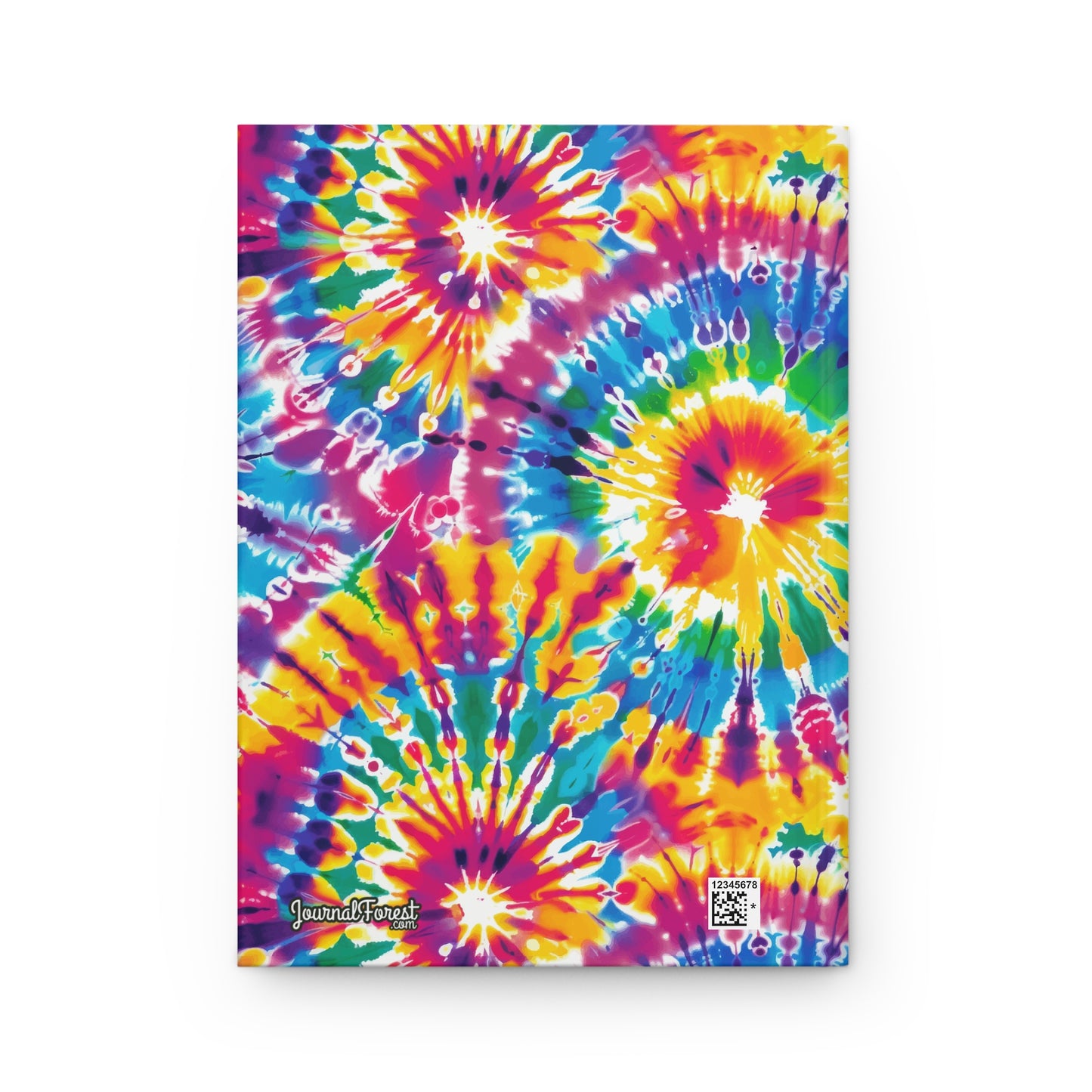 Vibrant Spiral Tie-Dye  | Hardcover Journal - Durable Quality Notebook