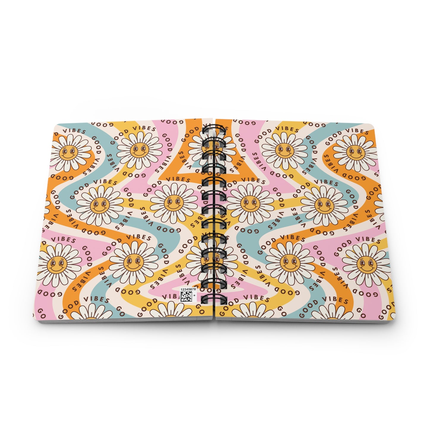 Blooming Vibes: Good Vibes | Spiral Bound Journal | Made In The USA