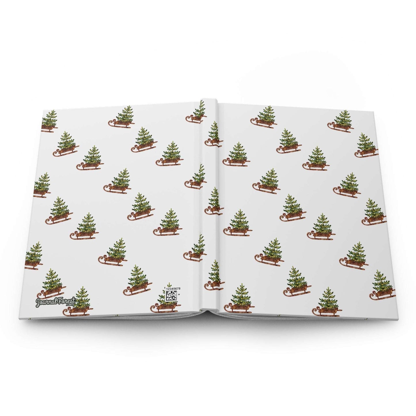 holiday Sleigh Bells | Hardcover Journal - Durable Quality Notebook