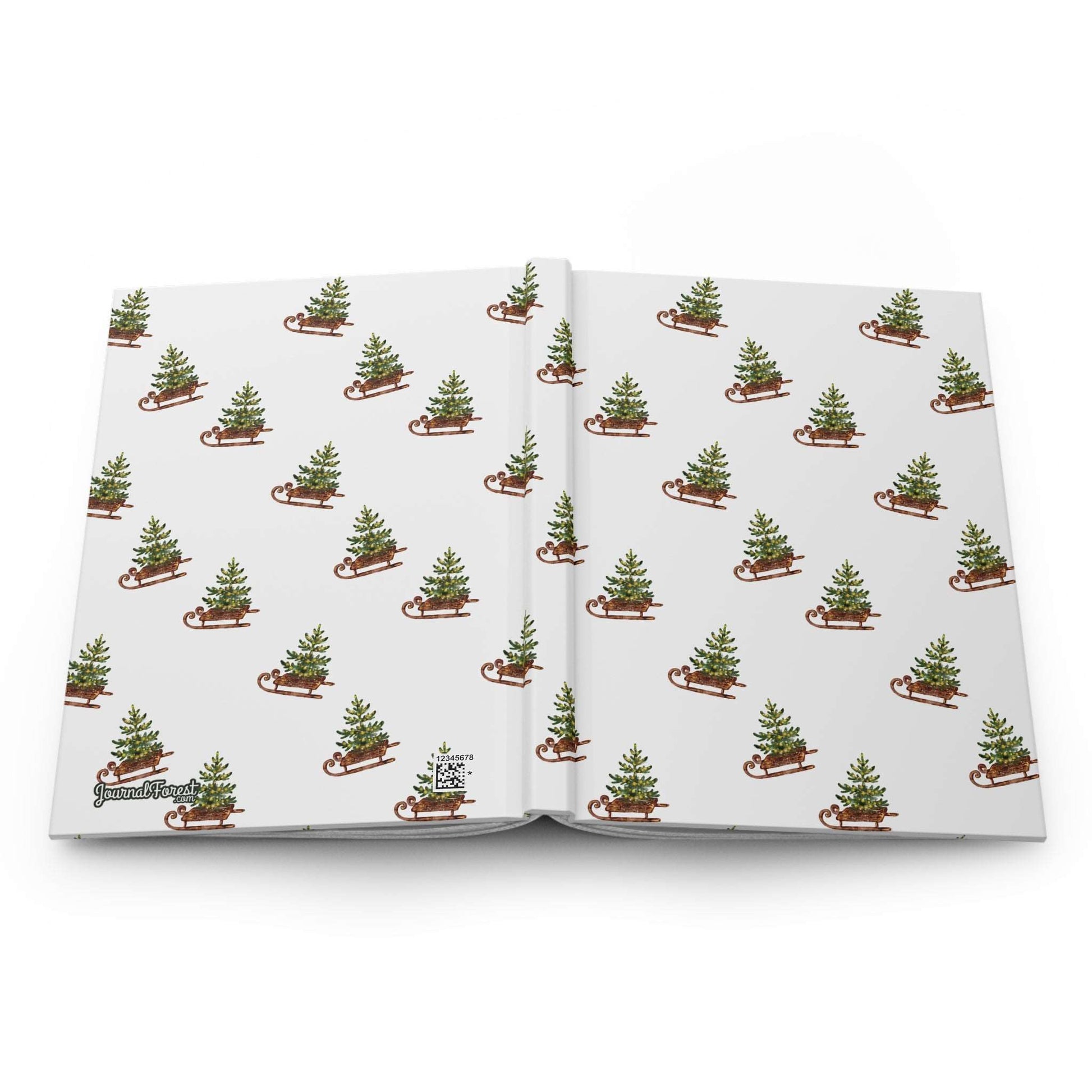 holiday Sleigh Bells | Hardcover Journal - Durable Quality Notebook