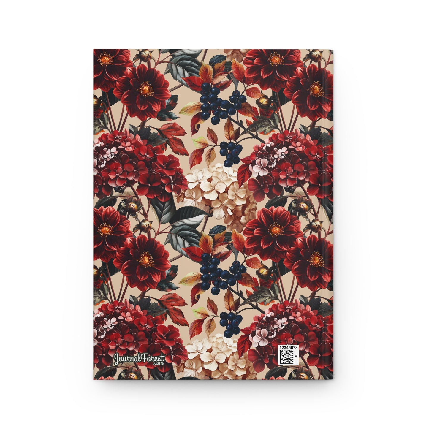 Velvet Flower Blooms  | Hardcover Journal - Durable Quality Notebook