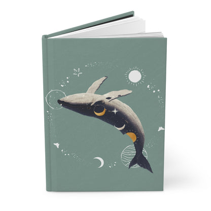 Celestial Whale  | Hardcover Journal - Durable Quality Notebook