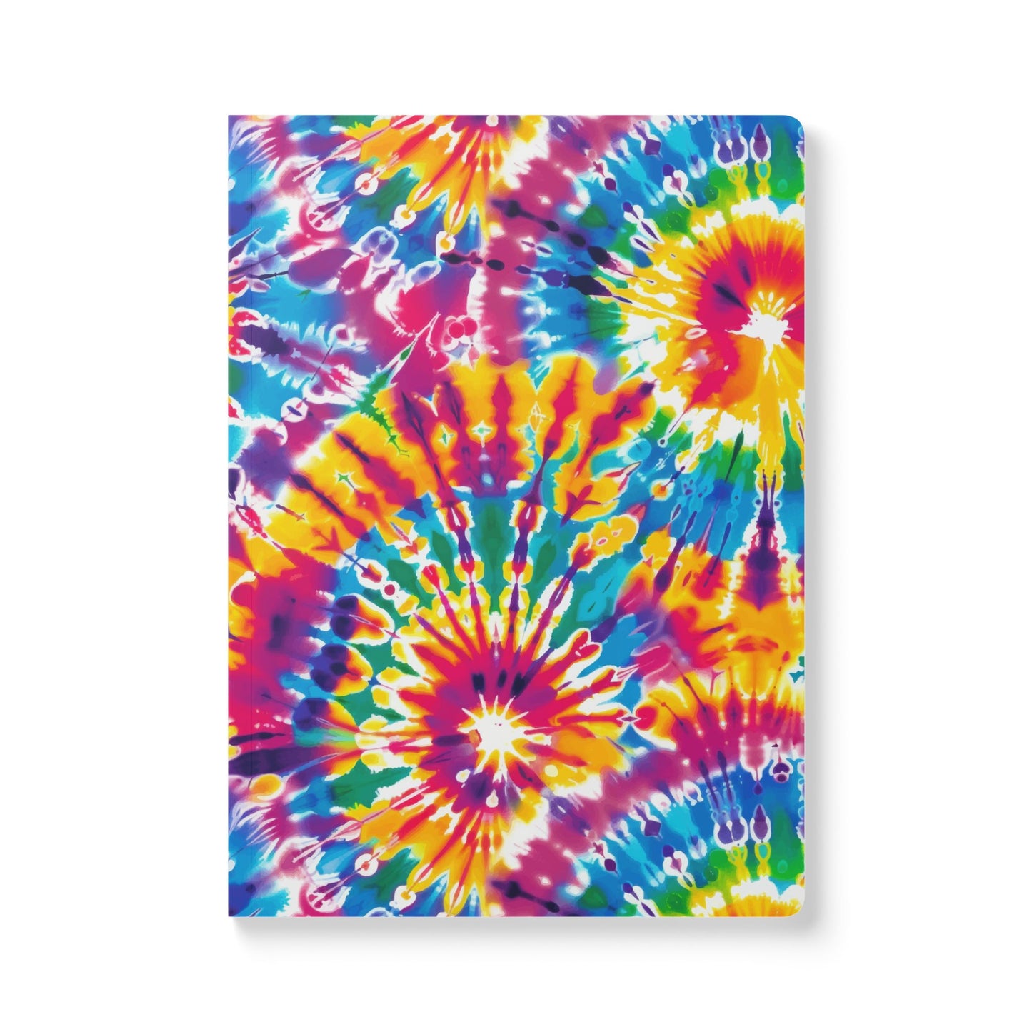 Vibrant Spiral Tie-Dye | Softcover Premium Journal Notebook