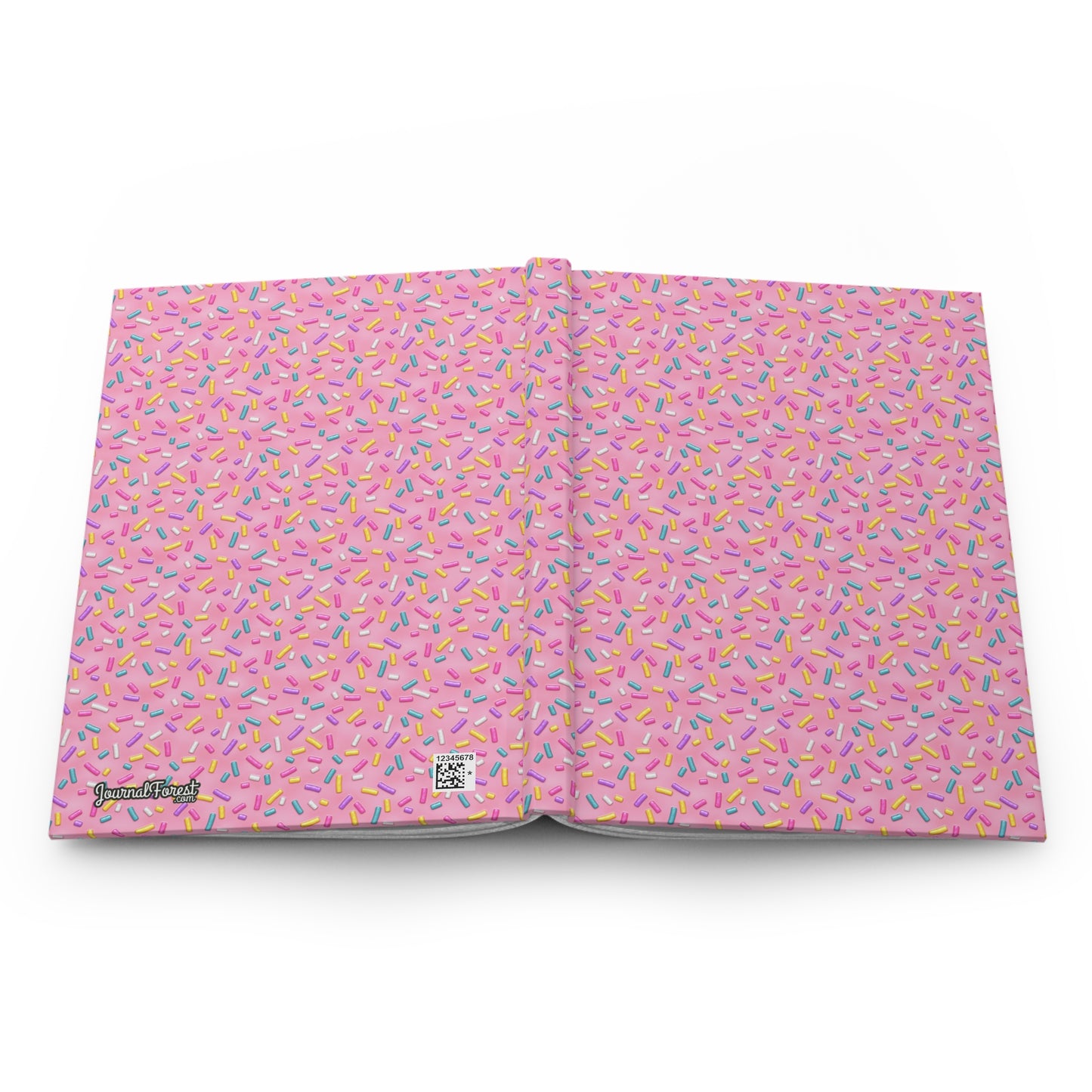 Pink Sprinkle Cake  | Hardcover Journal - Durable Quality Notebook