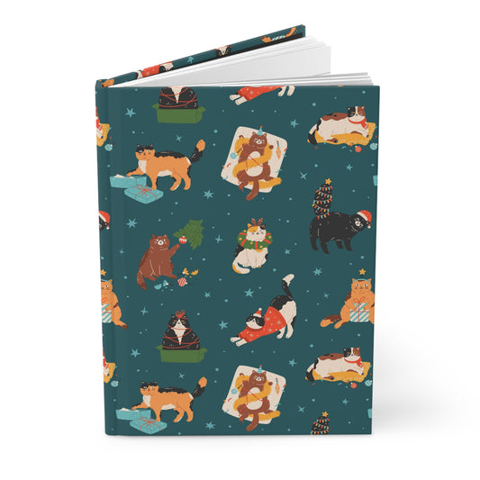 Merry Cat-astrophe  | Hardcover Journal - Durable Quality Notebook