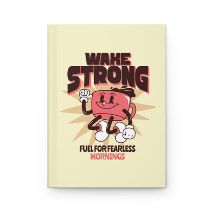 Wake Up Feeling Strong | Premium | Hardcover Journal Matte