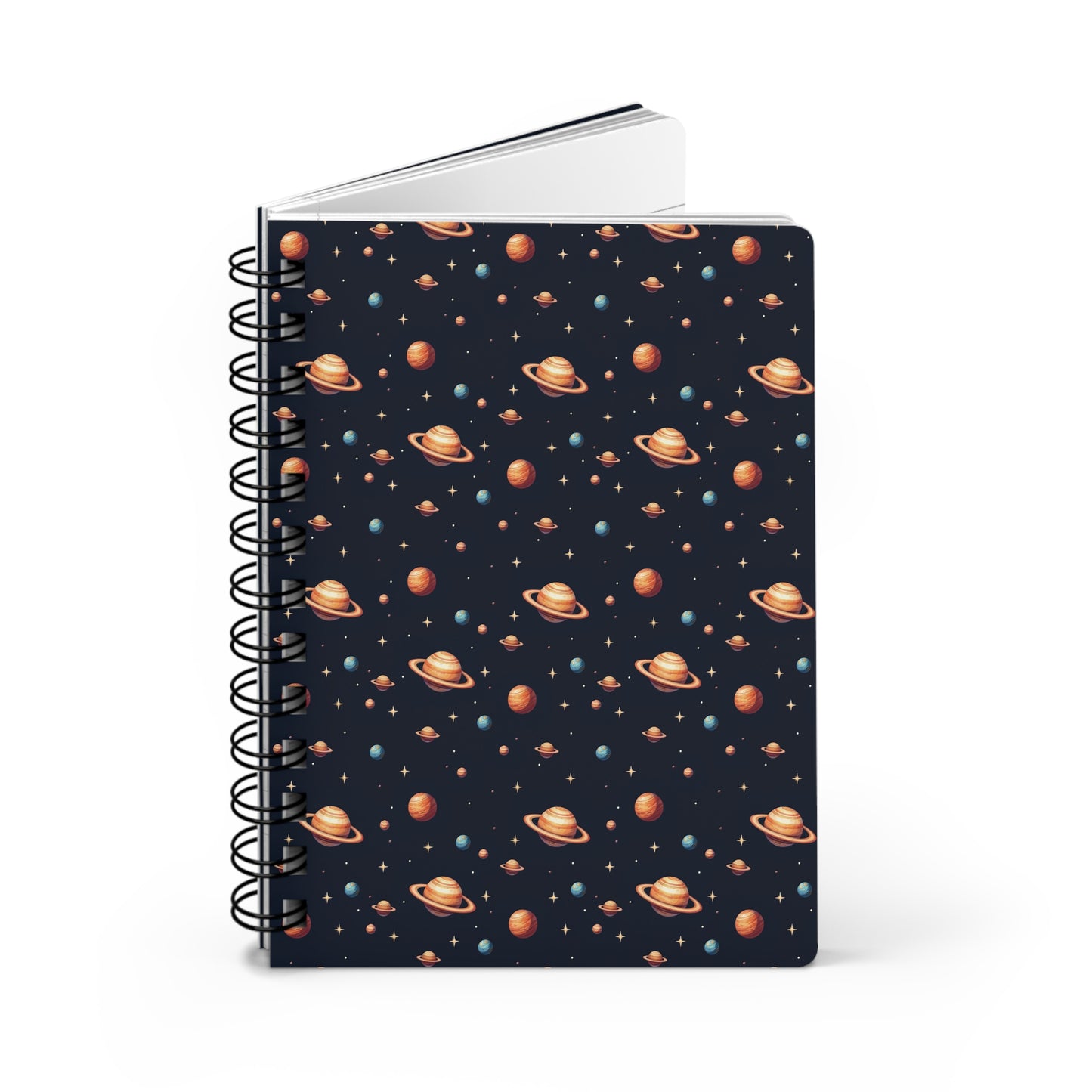 Cosmic Journeys Pattern | Spiral Bound Journal | Made In The USA